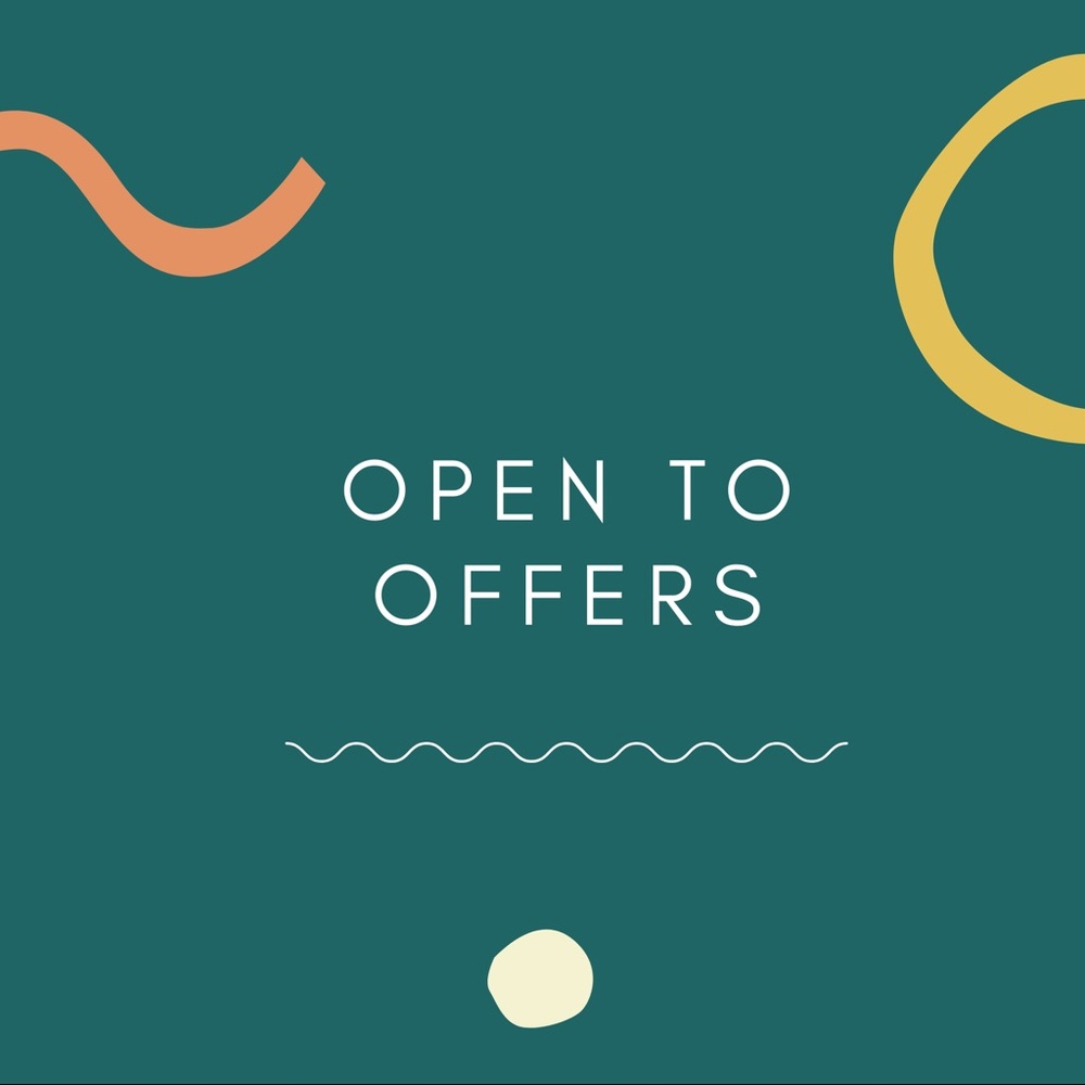 Reasonable offers welcome!